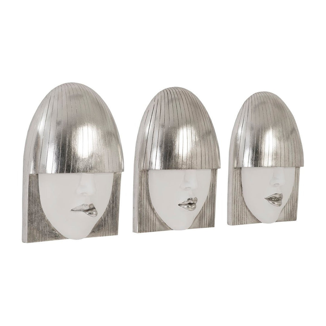 FASHION FACES WALL TILES | SET OF 3