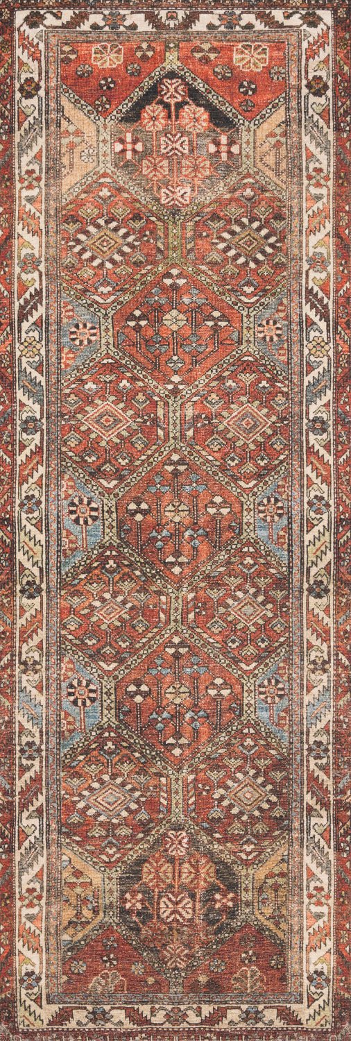 FERGUS VINTAGE PRINT RUG: SPICE MULTI