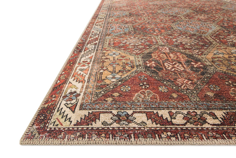 FERGUS VINTAGE PRINT RUG: SPICE MULTI