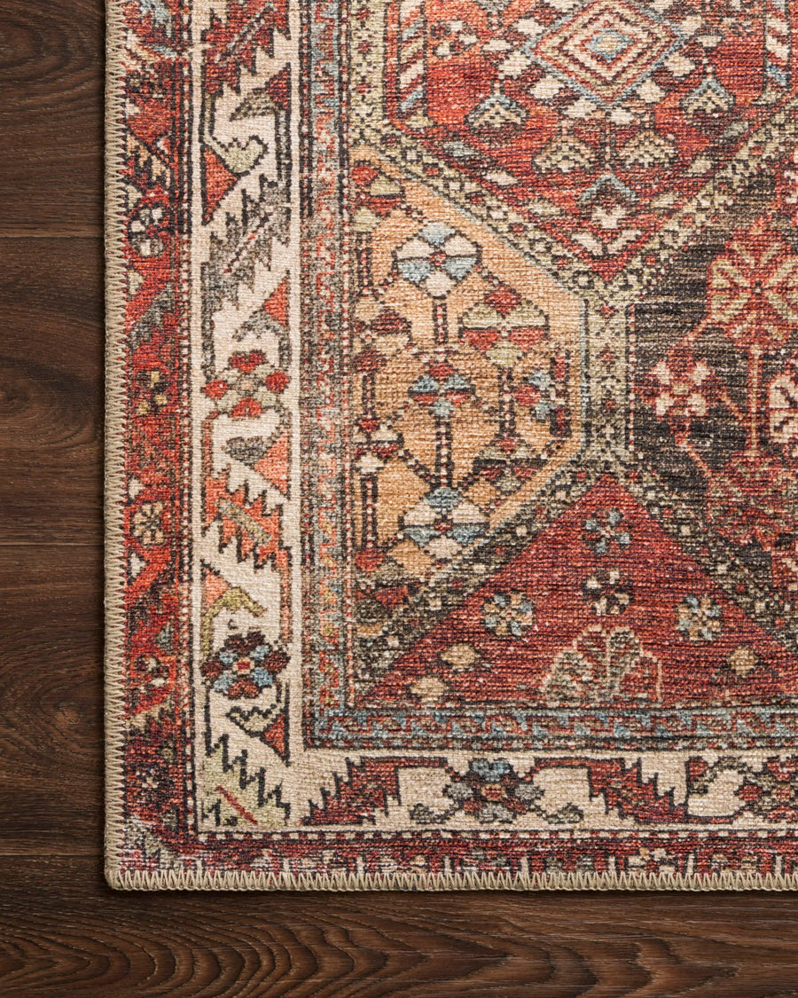FERGUS VINTAGE PRINT RUG: SPICE MULTI