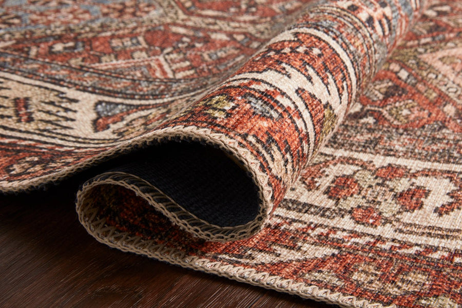 FERGUS VINTAGE PRINT RUG: SPICE MULTI