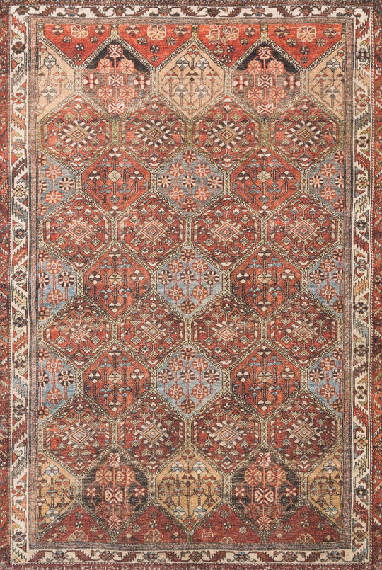 FERGUS VINTAGE PRINT RUG: SPICE MULTI