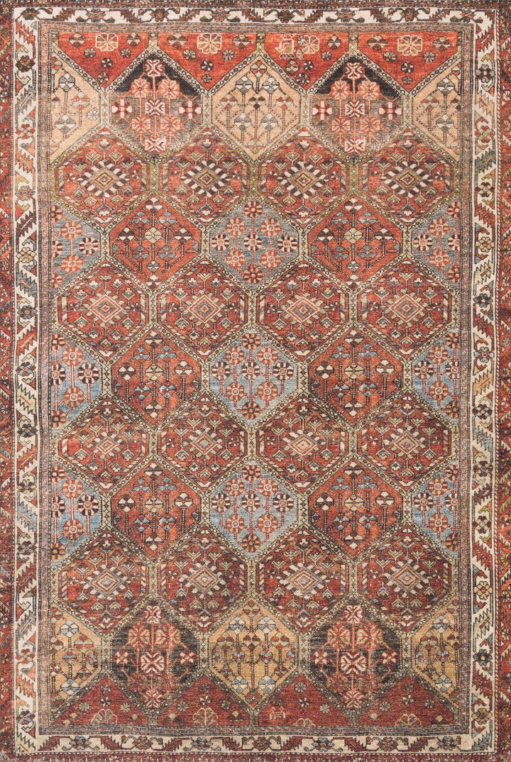 FERGUS VINTAGE PRINT RUG: SPICE MULTI
