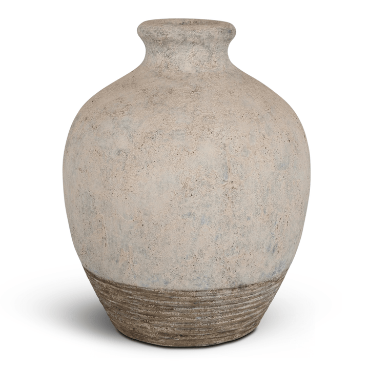 FERNANDINA OVERSIZED RUSTIC CONCRETE VASE