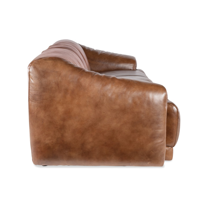 FLEETWOOD VINTAGE LEATHER 3-SEAT SOFA