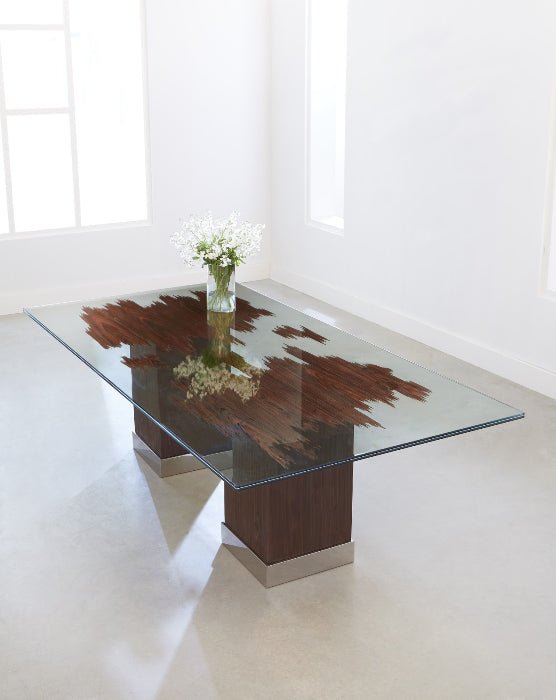 FLOATING SLICE DINING TABLE - SIDE VIEW