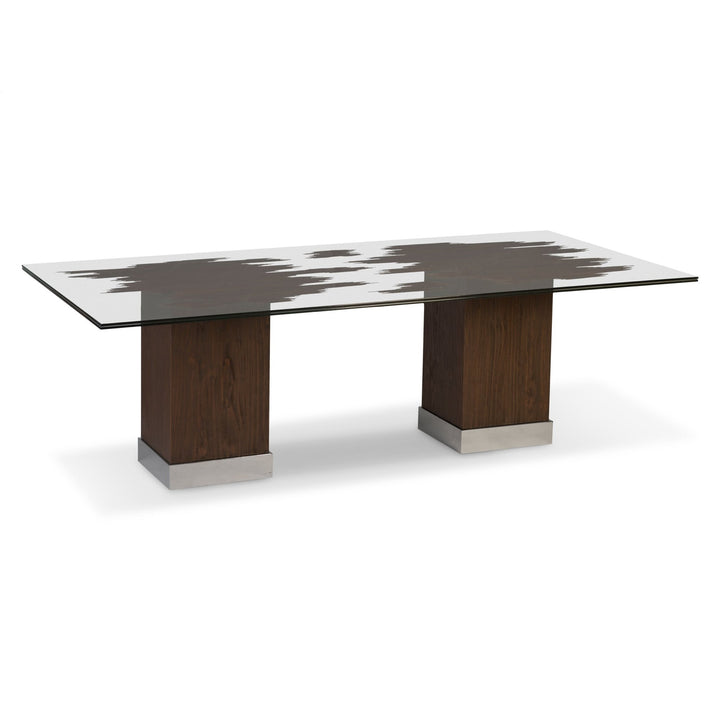 FLOATING SLICE DINING TABLE - FRONT VIEW