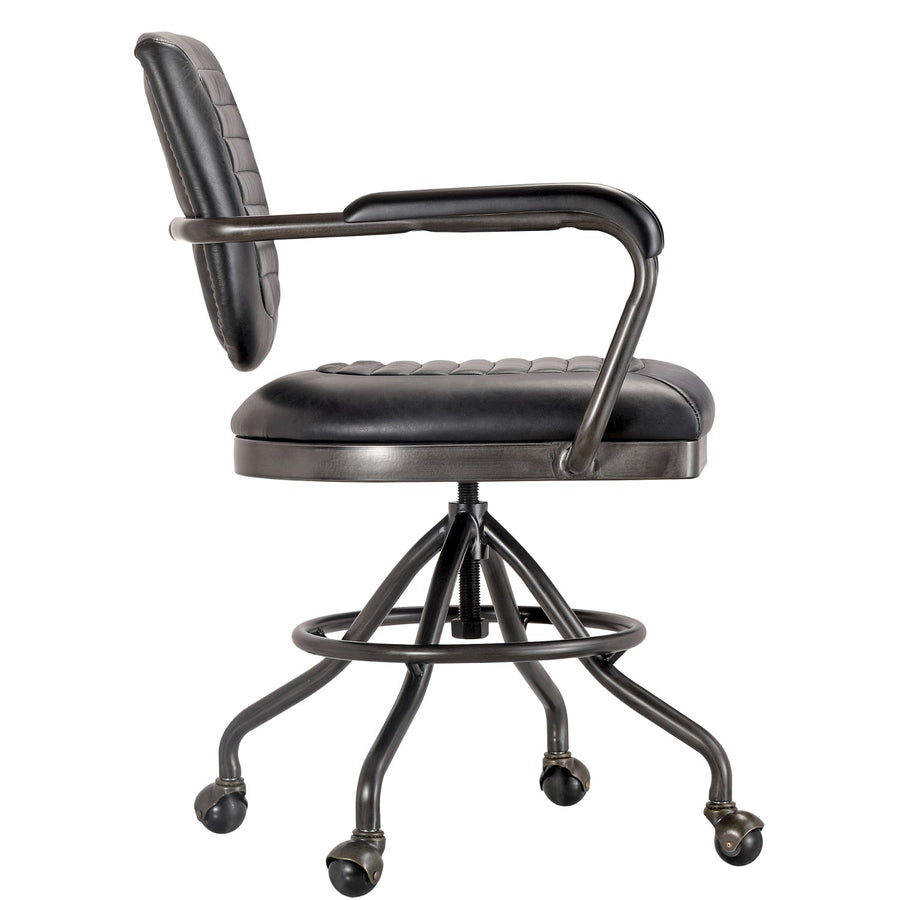 FOSTER DESK CHAIR: BLACK