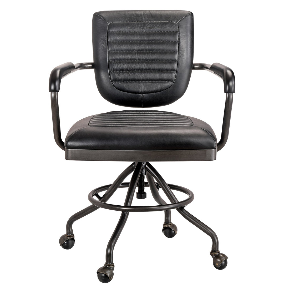 FOSTER DESK CHAIR: BLACK