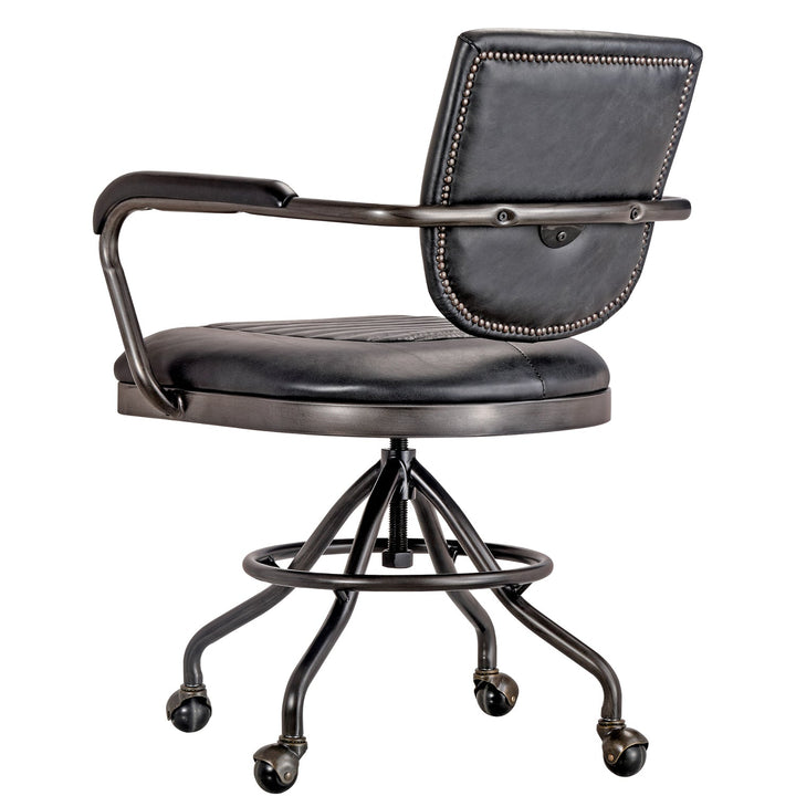 FOSTER DESK CHAIR: BLACK