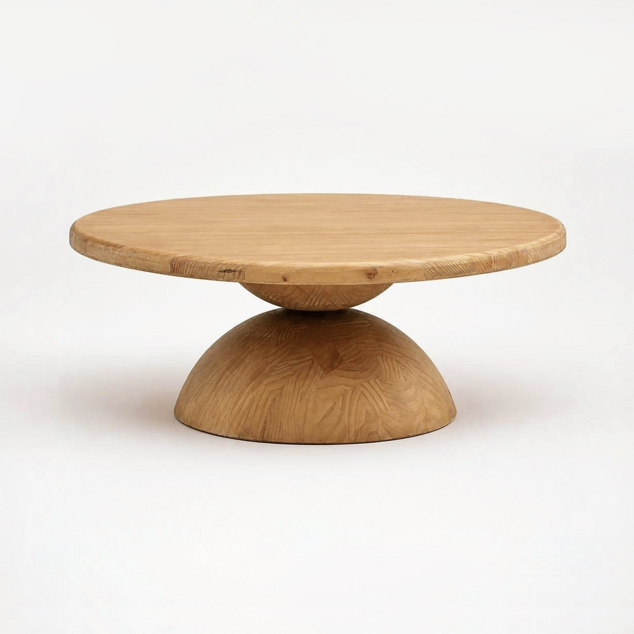 CALI NATURAL WOOD COFFEE TABLE