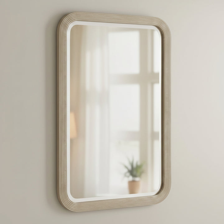 EMARI LIGHT WOODEN MIRROR