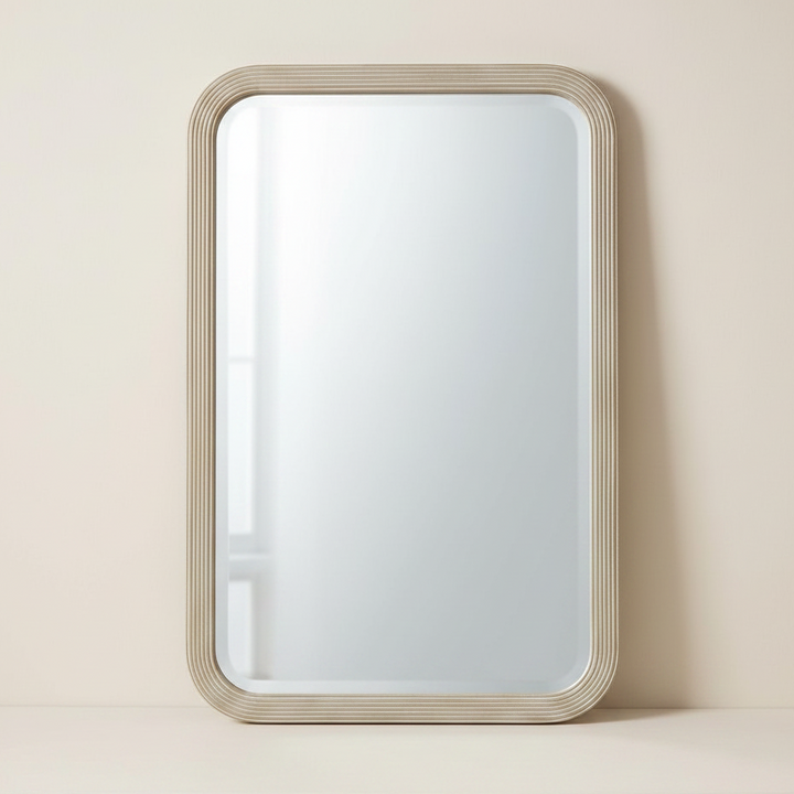 EMARI LIGHT WOODEN MIRROR