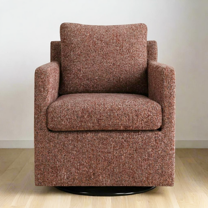 CANYON CHENILLE SWIVEL ARMCHAIR