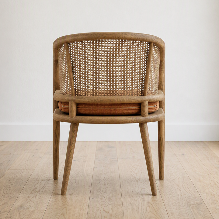 LANI NATURAL CANE DINING ARM CHAIR