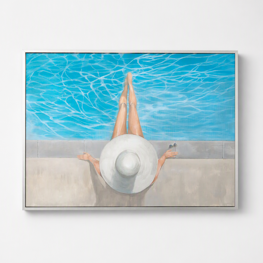 "Cool by the Pool" Canvas Art