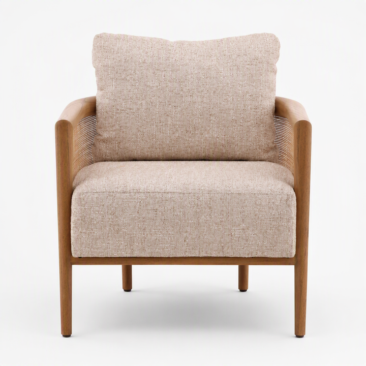 ODETTE CANE PANELED ACCENT CHAIR