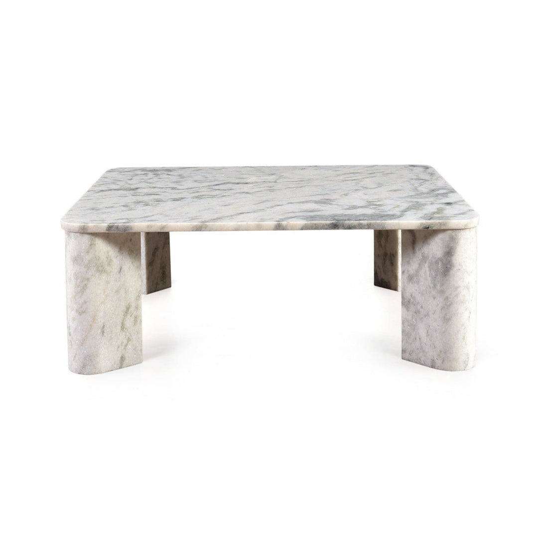 FRAGMENT RAJ GREY MARBLE COFFEE TABLE