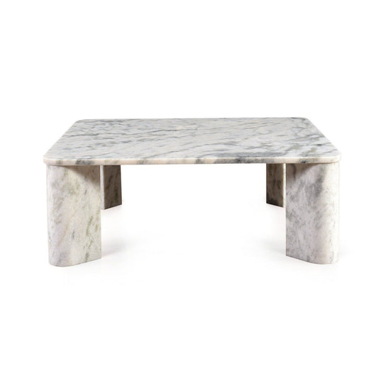 FRAGMENT RAJ GREY MARBLE COFFEE TABLE