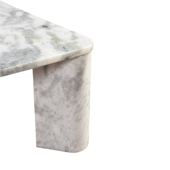 FRAGMENT RAJ GREY MARBLE COFFEE TABLE