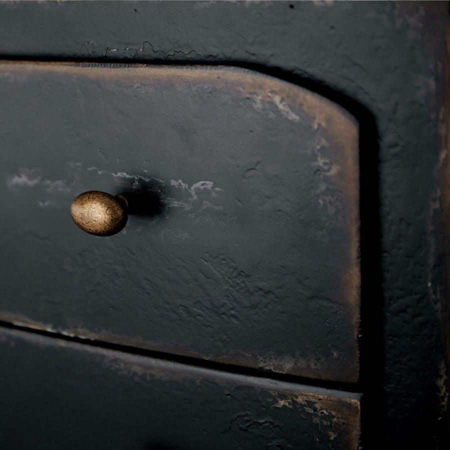 FRENCH MARKET NIGHTSTAND: ANTIQUE BLACK