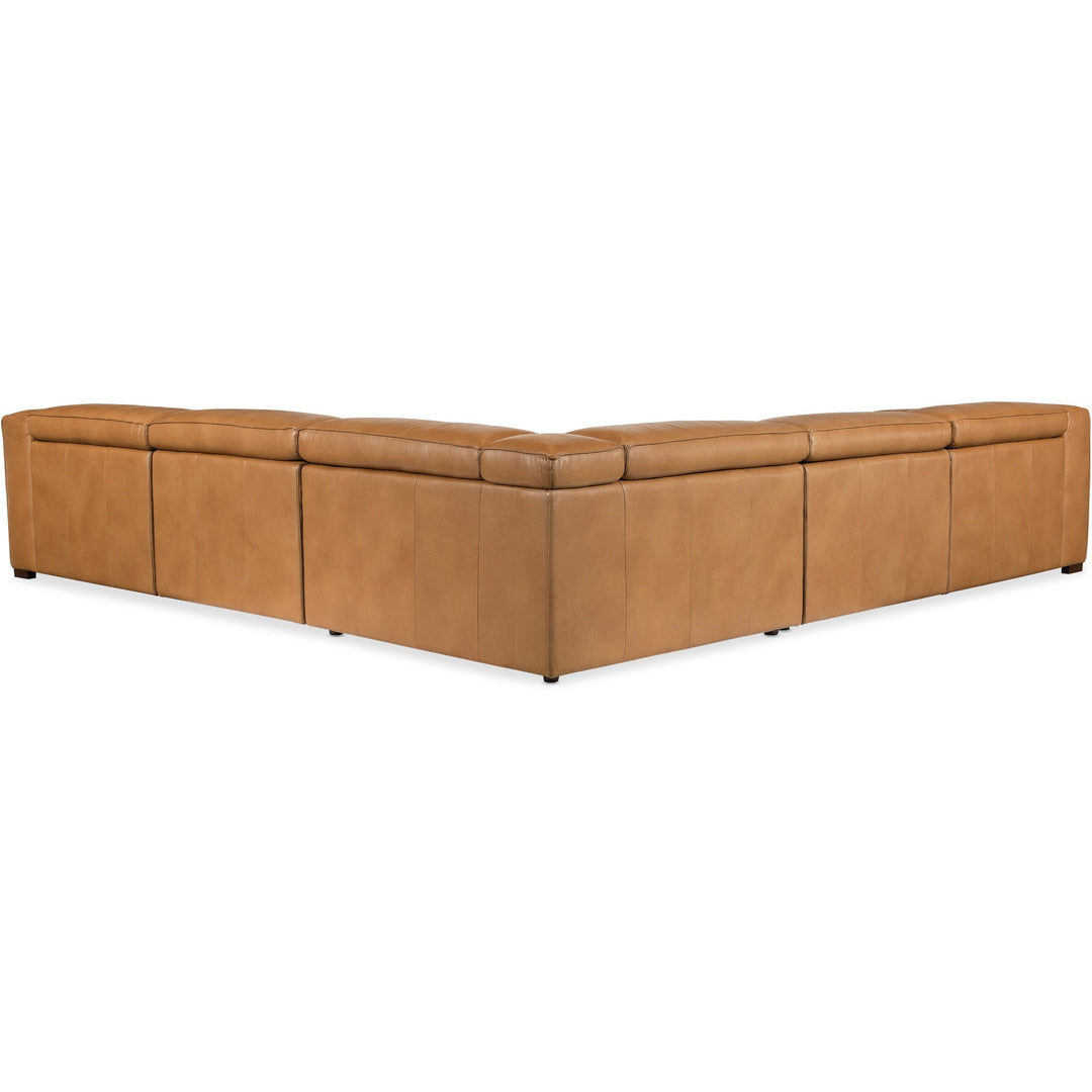 FRESCO MODULAR LEATHER POWER RECLINE SECTIONAL