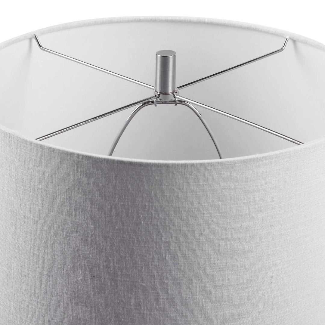 FREYA GREY CERAMIC TABLE LAMP