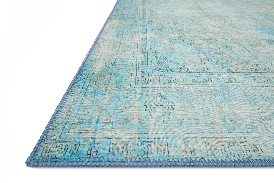 FREYA VINTAGE RUG: DISTRESSED TURQUOISE