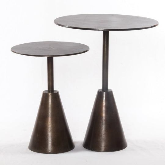 FRISCO END TABLES: ANTIQUE RUST | SET OF 2