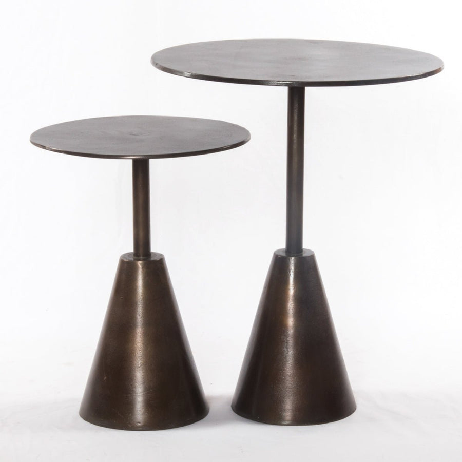 FRISCO END TABLES: ANTIQUE RUST | SET OF 2