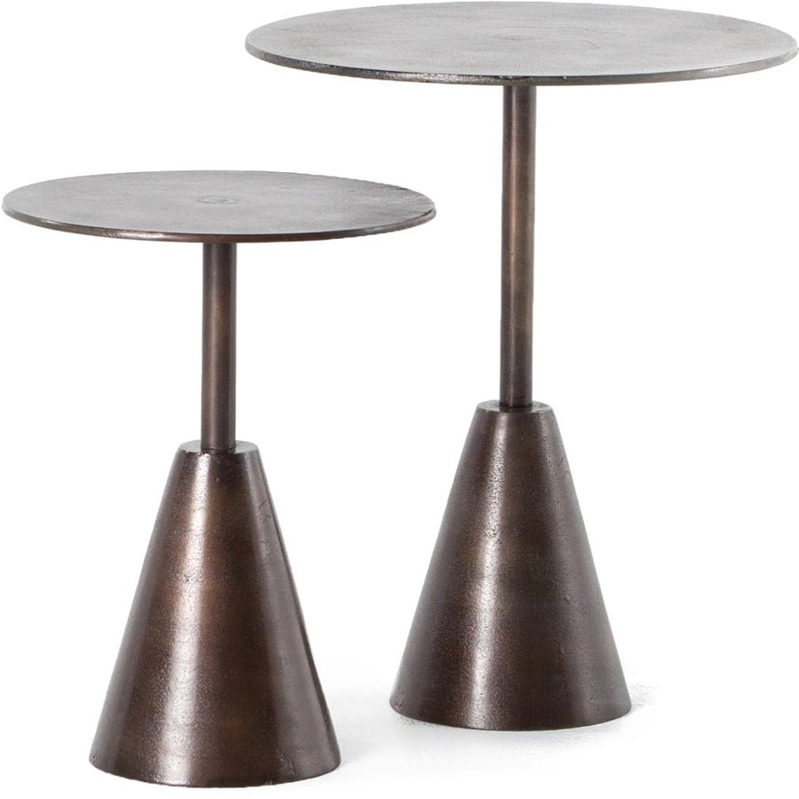 FRISCO END TABLES: ANTIQUE RUST | SET OF 2