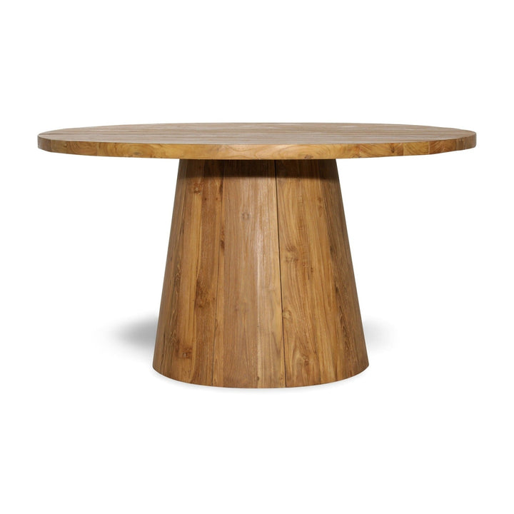 FROND ROUND INDOOR - OUTDOOR TEAK DINING TABLE