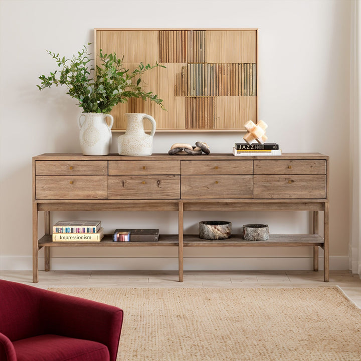 GAEL WASHED PINE CONSOLE CREDENZA