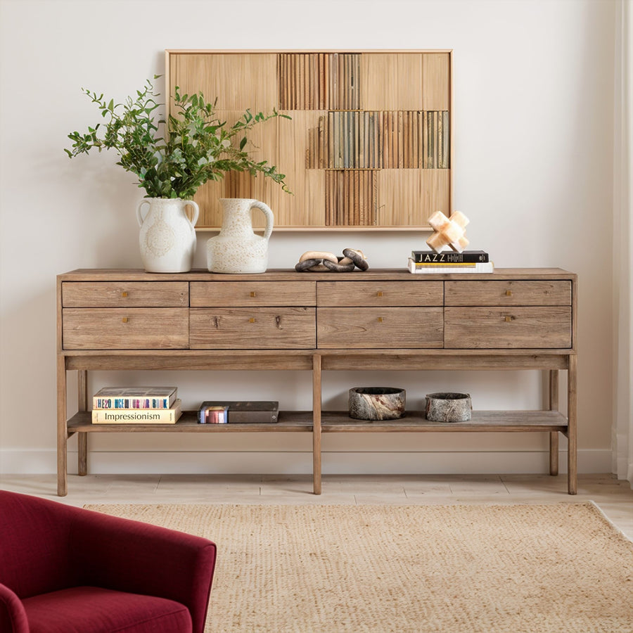 GAEL WASHED PINE CONSOLE CREDENZA