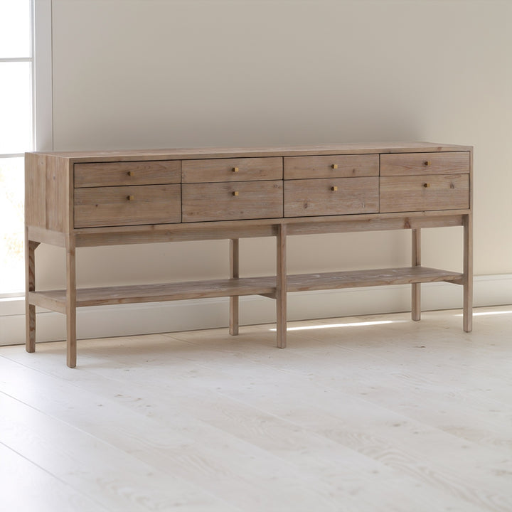 GAEL WASHED PINE CONSOLE CREDENZA