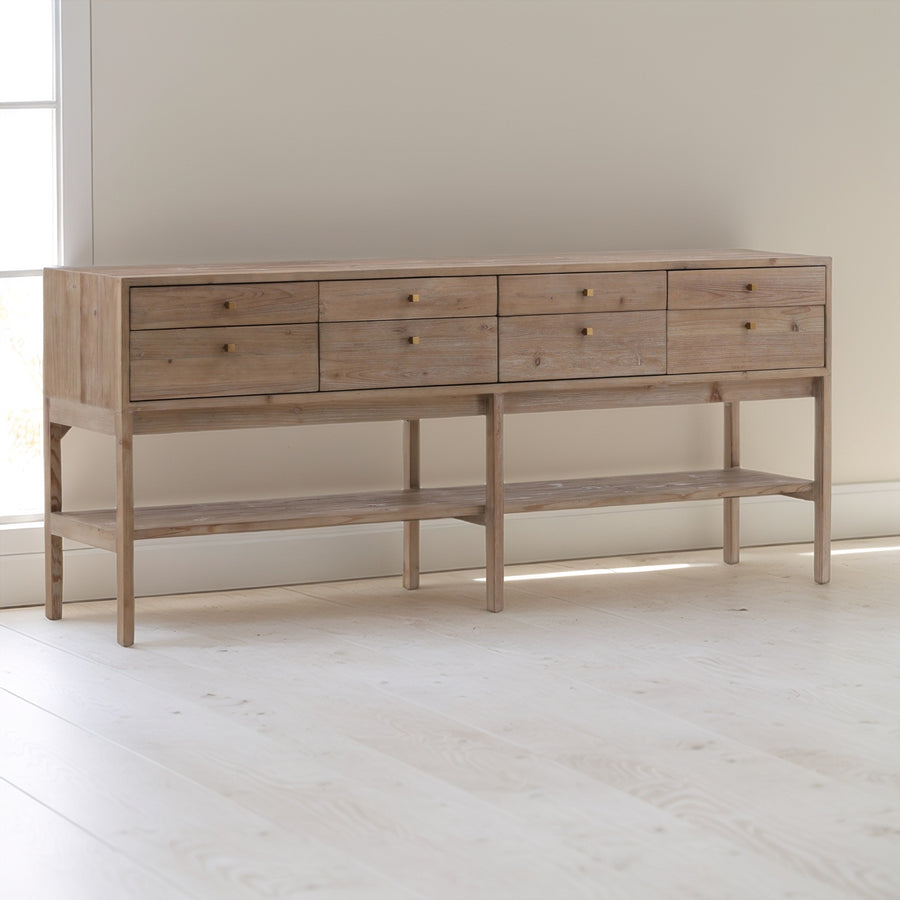 GAEL WASHED PINE CONSOLE CREDENZA