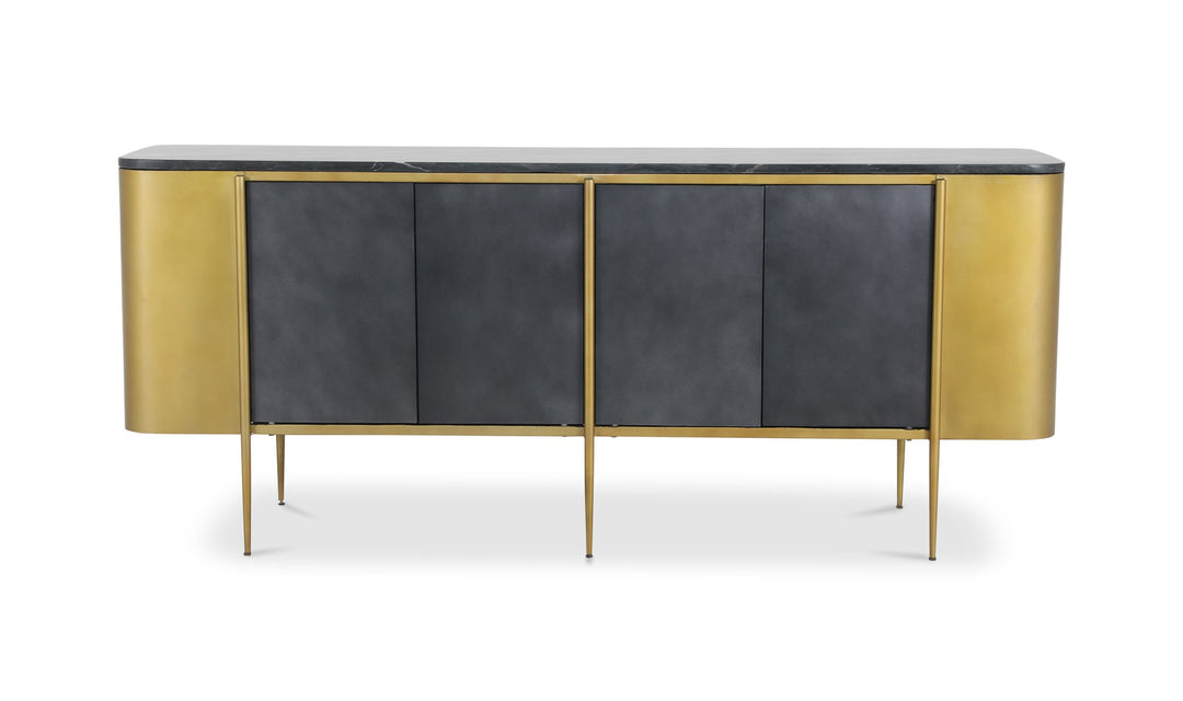 GATSBY BLACK MARBLE TOP SIDEBOARD