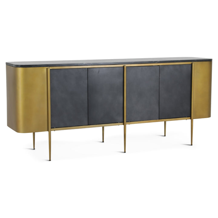 GATSBY BLACK MARBLE TOP SIDEBOARD