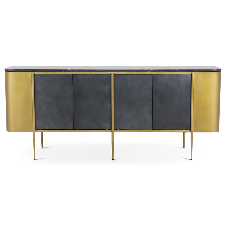 GATSBY BLACK MARBLE TOP SIDEBOARD