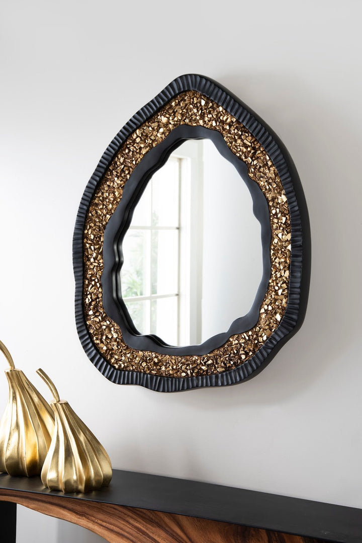 GEODE GOLD MIRROR