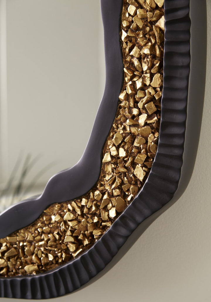 GEODE GOLD MIRROR