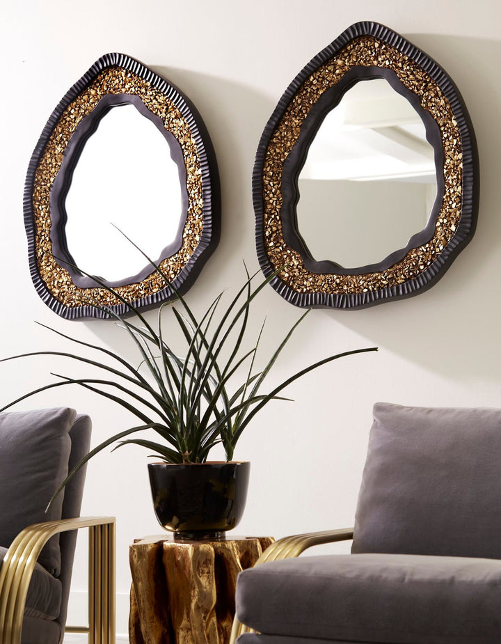 GEODE GOLD MIRROR