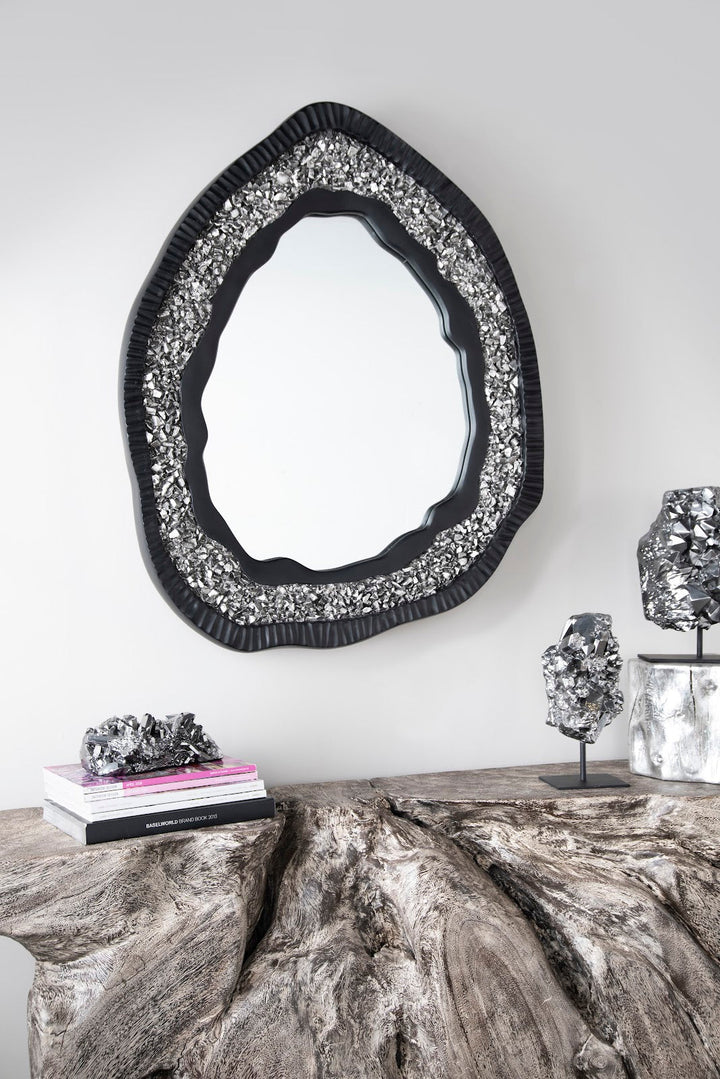 GEODE SILVER MIRROR