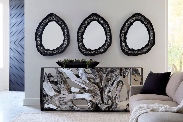 GEODE SILVER MIRROR