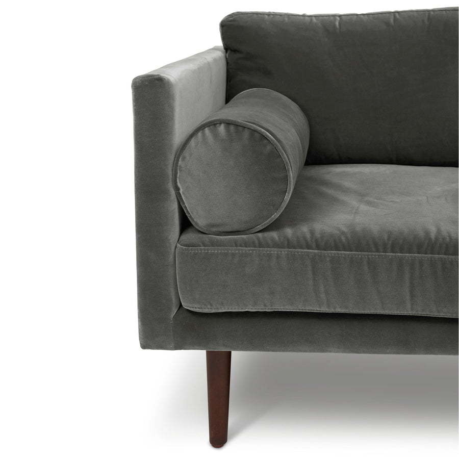 GIA GREY VELVET SOFA