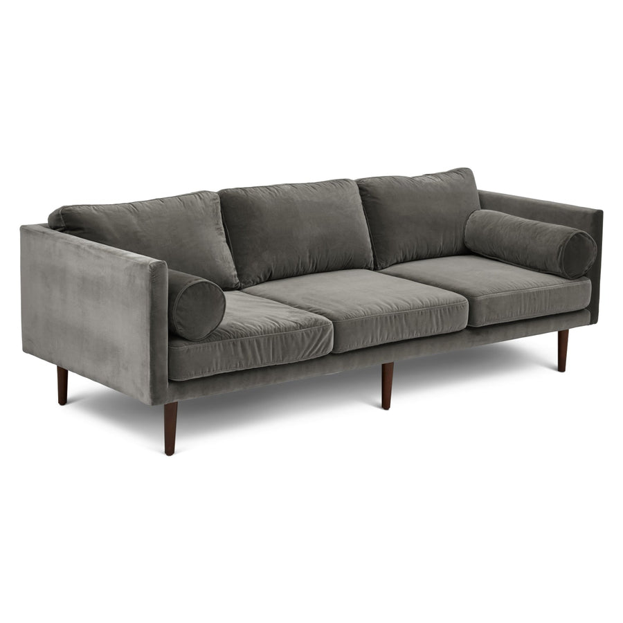 GIA GREY VELVET SOFA