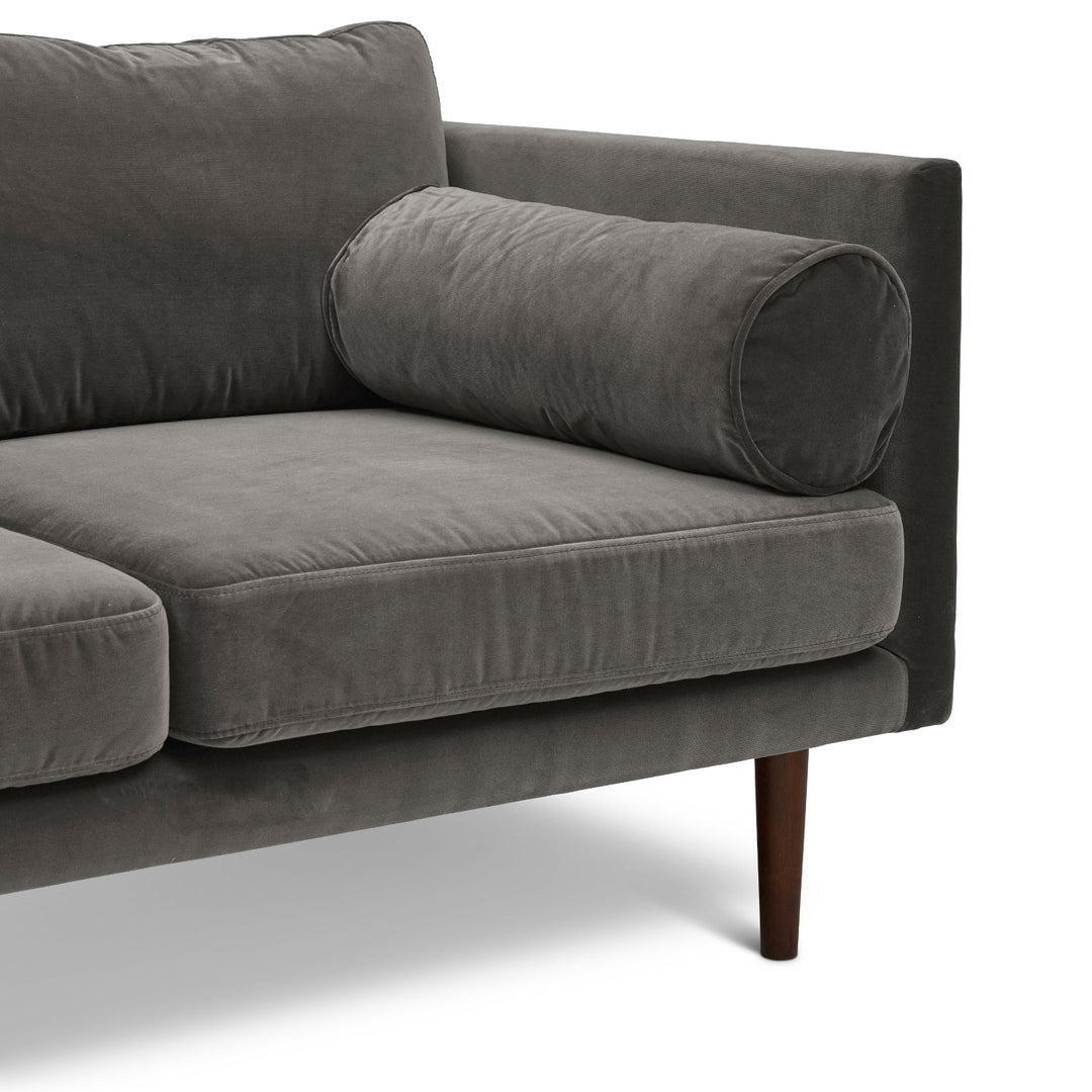 GIA GREY VELVET SOFA