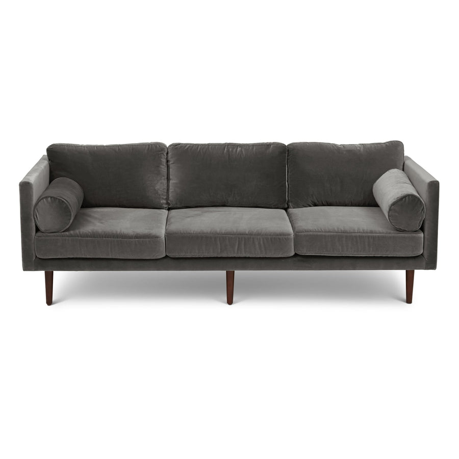 GIA GREY VELVET SOFA