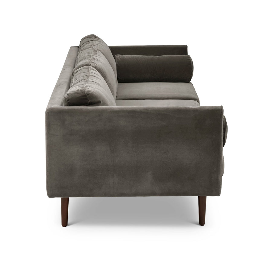 GIA GREY VELVET SOFA