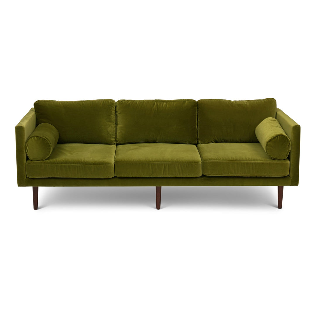 GIA OLIVE GREEN VELVET SOFA